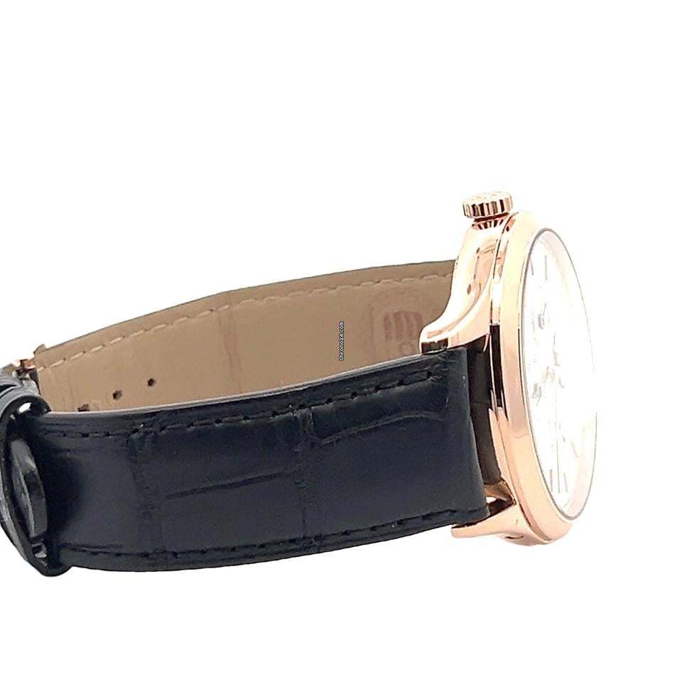 Montblanc Heritage Chronométrie Automatic Men's Watch Rose Gold Case With Leather Strap Authentic Luxury Timepiece