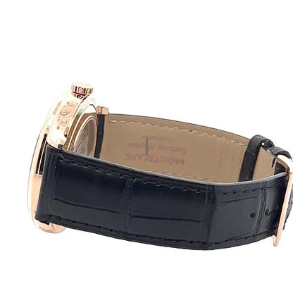 Montblanc Heritage Chronométrie Automatic Men's Watch Rose Gold Case With Leather Strap Authentic Luxury Timepiece