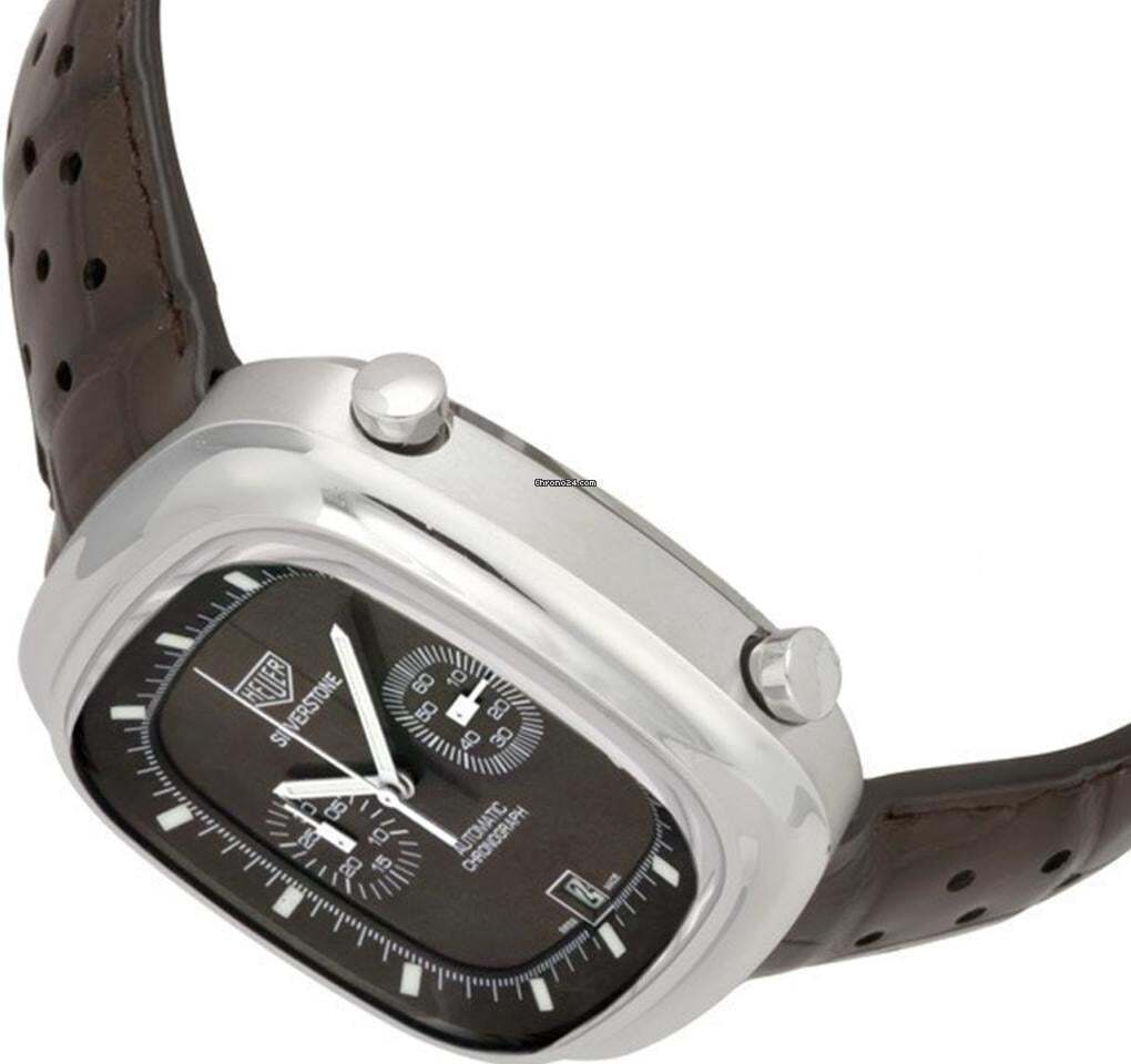 TAG Heuer Silverstone Automatic Men's Watch Steel Case With Crocodile skin Strap Authentic Luxury Timepiece