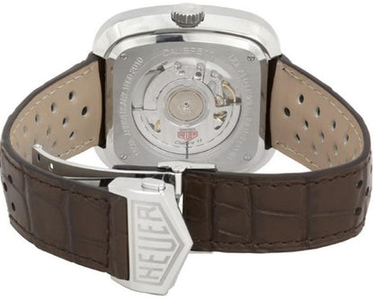 TAG Heuer Silverstone Automatic Men's Watch Steel Case With Crocodile skin Strap Authentic Luxury Timepiece