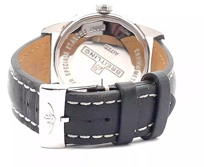 Breitling Superocean Heritage 42 Automatic Men's Watch Steel Case With Leather Strap Authentic Luxury Timepiece