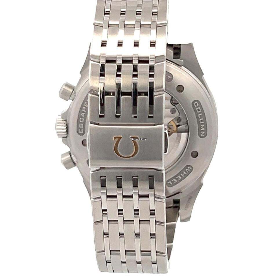 Omega De Ville Co-Axial Automatic Men's Watch With Steel Case and Strap Authentic Luxury Timepiece