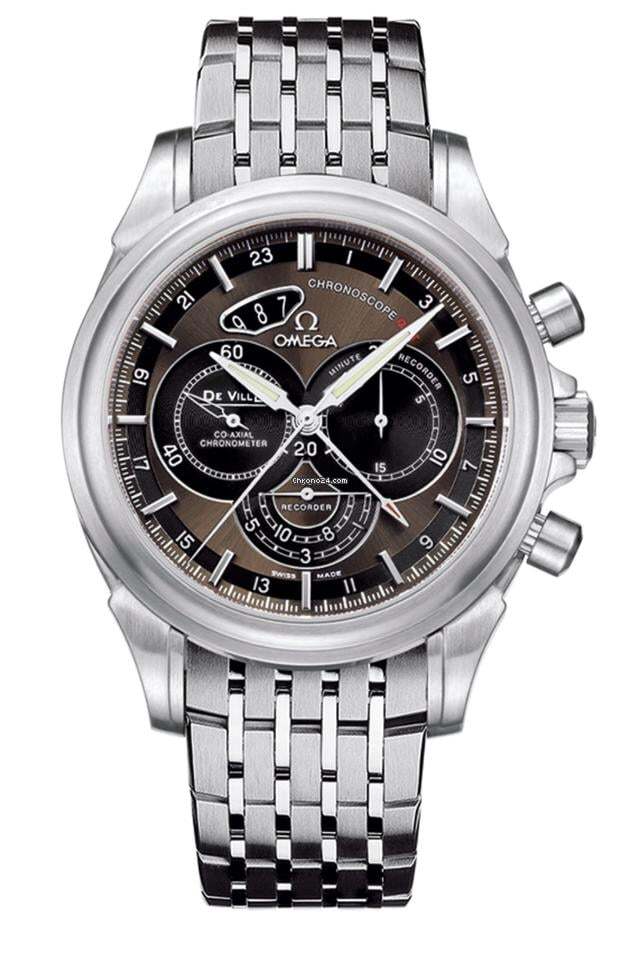 Omega De Ville Co-Axial Automatic Men's Watch With Steel Case and Strap Authentic Luxury Timepiece