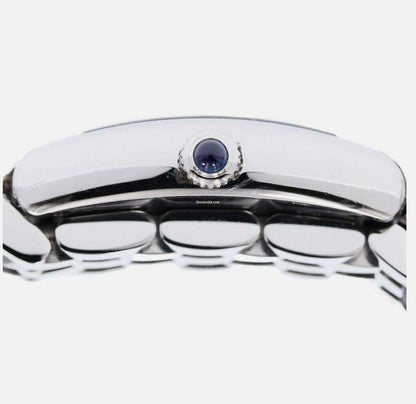 Franck Muller Cintrée Curvex Quartz Women's Watch With Steel Case and Strap Authentic Luxury Timepiece