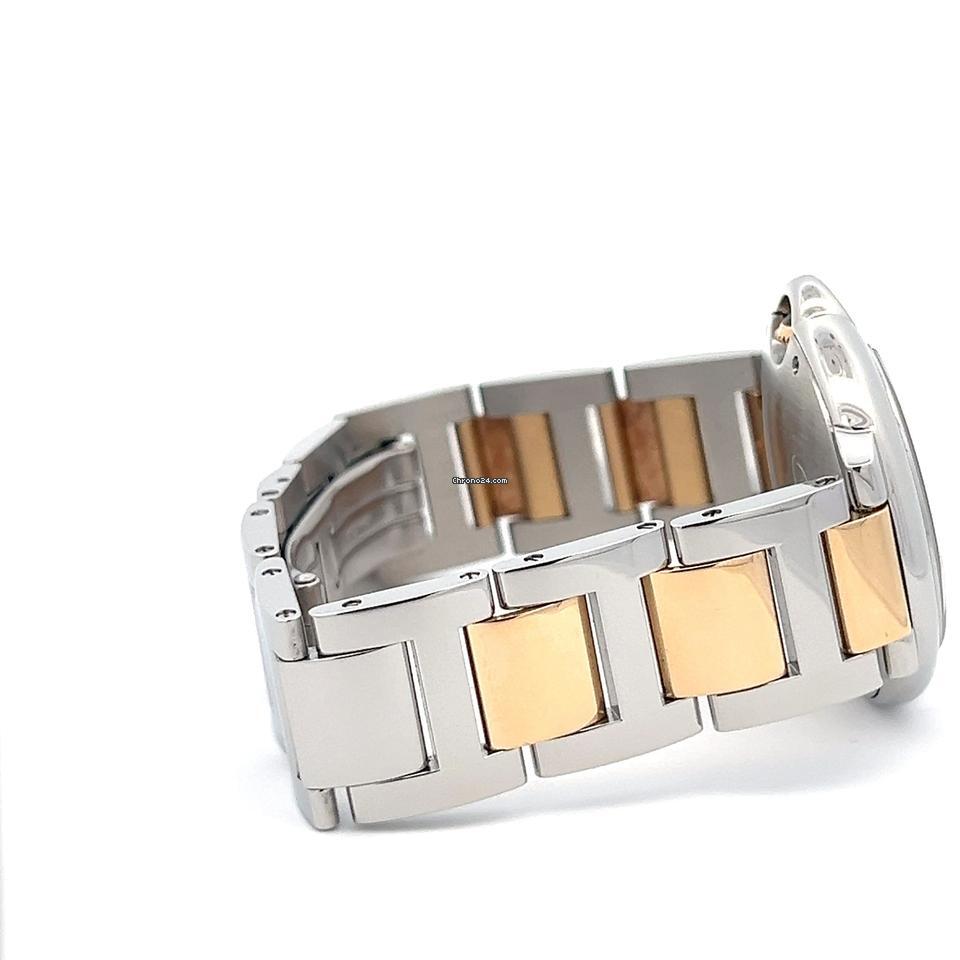 Cartier Ballon Bleu 36mm Quartz Women's Watch Gold/Steel Case With Gold/Steel Strap Authentic Luxury Timepiece