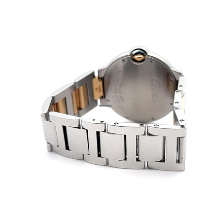 Cartier Ballon Bleu 36mm Quartz Women's Watch Gold/Steel Case With Gold/Steel Strap Authentic Luxury Timepiece
