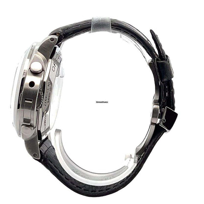 Panerai Luminor 1950 3 Days Chrono Flyback Automatic Men's Watch Steel Case With Leather Strap Authentic Luxury Timepiece