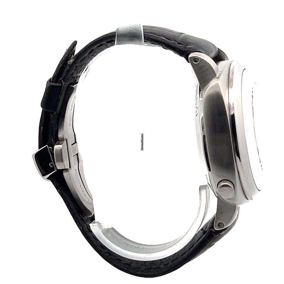 Panerai Luminor 1950 3 Days Chrono Flyback Automatic Men's Watch Steel Case With Leather Strap Authentic Luxury Timepiece