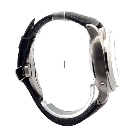 Panerai Luminor 1950 3 Days Chrono Flyback Automatic Men's Watch Steel Case With Leather Strap Authentic Luxury Timepiece