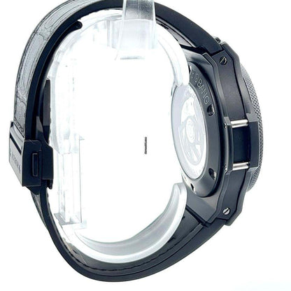 Hublot Big Bang Aero Bang Automatic Men's Watch Ceramic Case With Leather Strap Authentic Luxury Timepiece