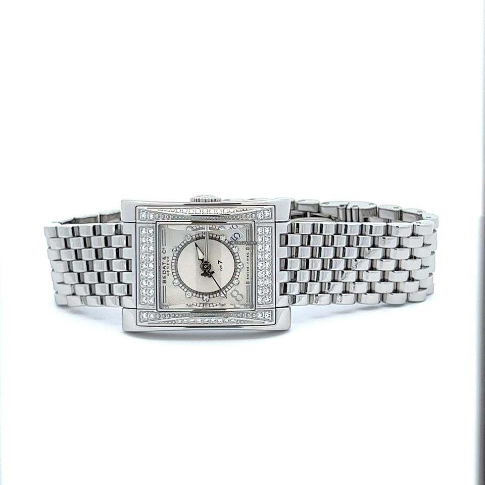 Bedat & Co Nº7 Automatic Women's Watch With Steel Case and Strap Authentic Luxury Timepiece