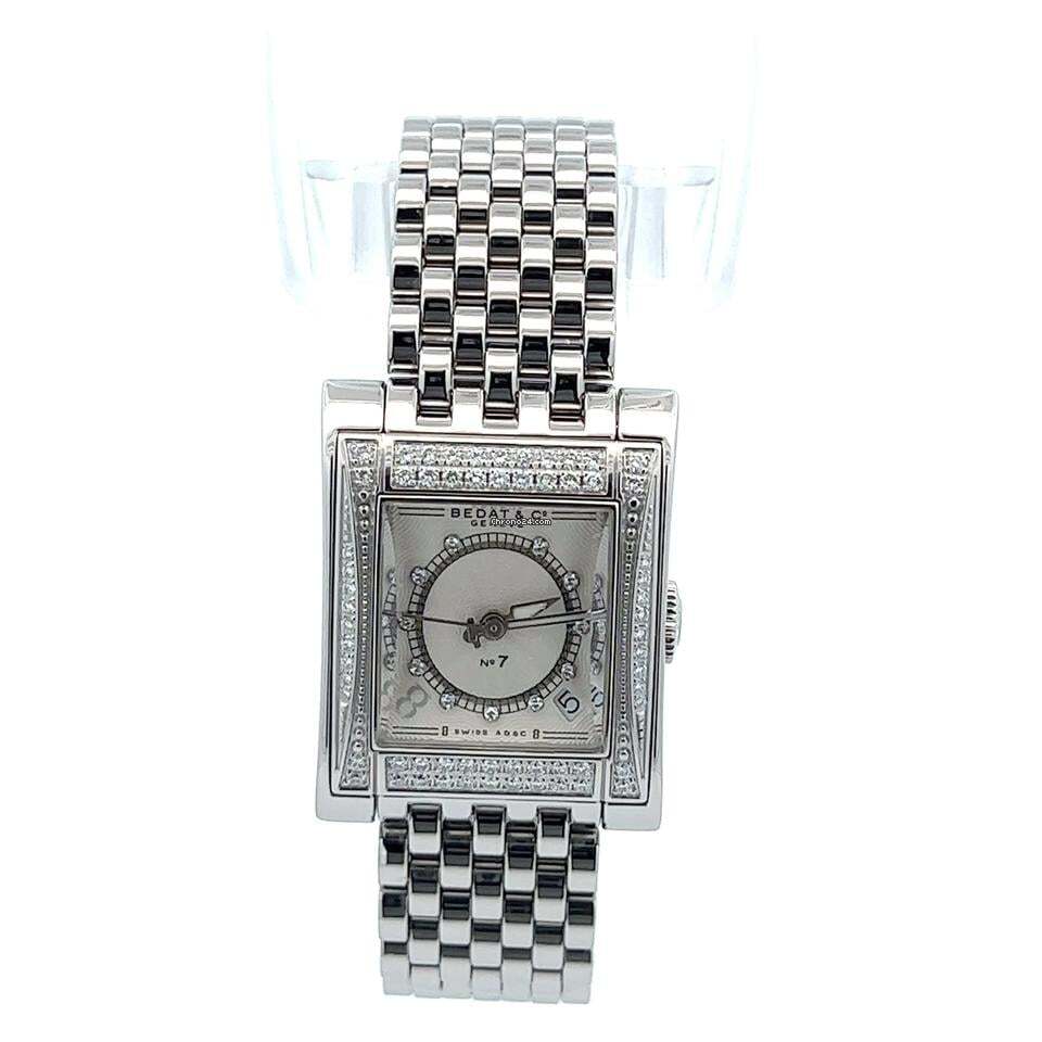 Bedat & Co Nº7 Automatic Women's Watch With Steel Case and Strap Authentic Luxury Timepiece