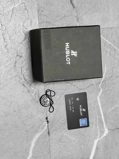 Hublot Big Bang Automatic Men's Watch Steel Case With Rubber Strap Authentic Luxury Timepiece