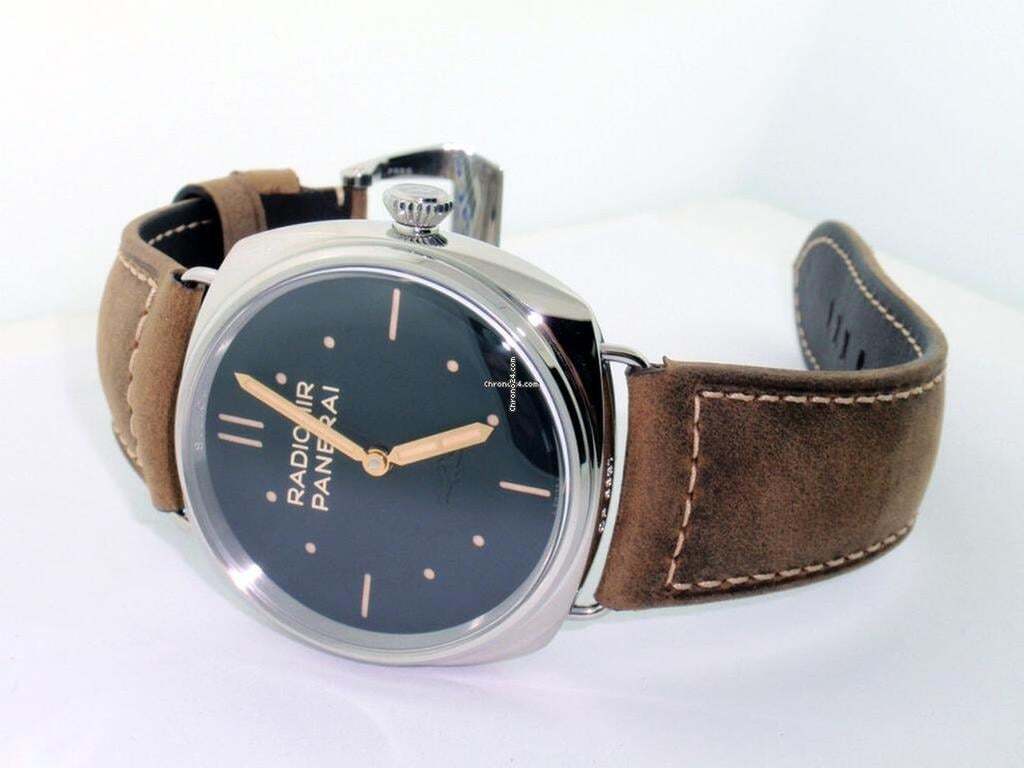 Panerai Radiomir 3 Days 47mm Manual winding Men's Watch Steel Case With Leather Strap Authentic Luxury Timepiece