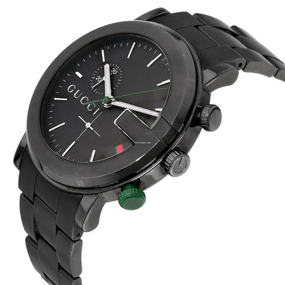 Gucci G-Chrono Quartz Unisex Watch With Steel Case and Strap Authentic Luxury Timepiece
