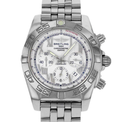 Breitling Chronomat 44 Automatic Men's Watch With Steel Case and Strap Authentic Luxury Timepiece