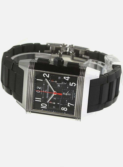 Jaeger-LeCoultre Automatic Unisex Watch Steel Case With Rubber Strap Authentic Luxury Timepiece
