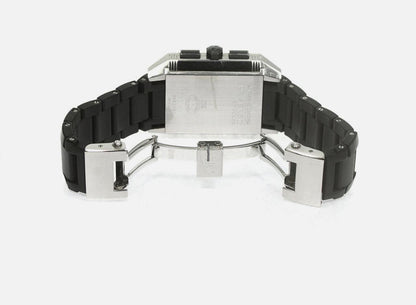 Jaeger-LeCoultre Automatic Unisex Watch Steel Case With Rubber Strap Authentic Luxury Timepiece