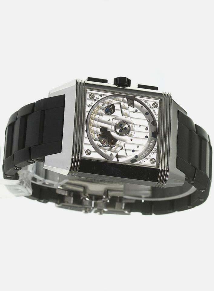 Jaeger-LeCoultre Automatic Unisex Watch Steel Case With Rubber Strap Authentic Luxury Timepiece