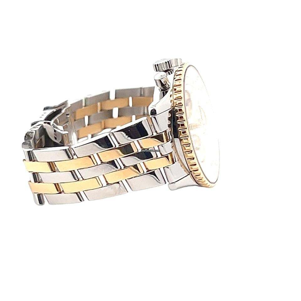 Breitling Navitimer Automatic Men's Watch Steel Case With Gold/Steel Strap Authentic Luxury Timepiece