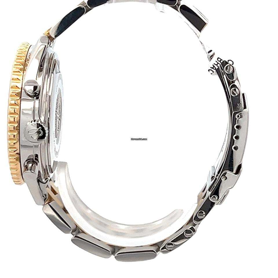 Breitling Navitimer Automatic Men's Watch Steel Case With Gold/Steel Strap Authentic Luxury Timepiece