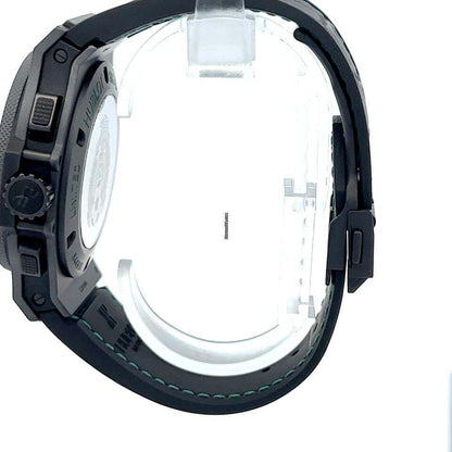 Hublot Big Bang Aero Bang Automatic Men's Watch Ceramic Case With Leather Strap Authentic Luxury Timepiece