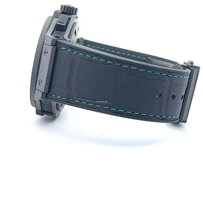 Hublot Big Bang Aero Bang Automatic Men's Watch Ceramic Case With Leather Strap Authentic Luxury Timepiece