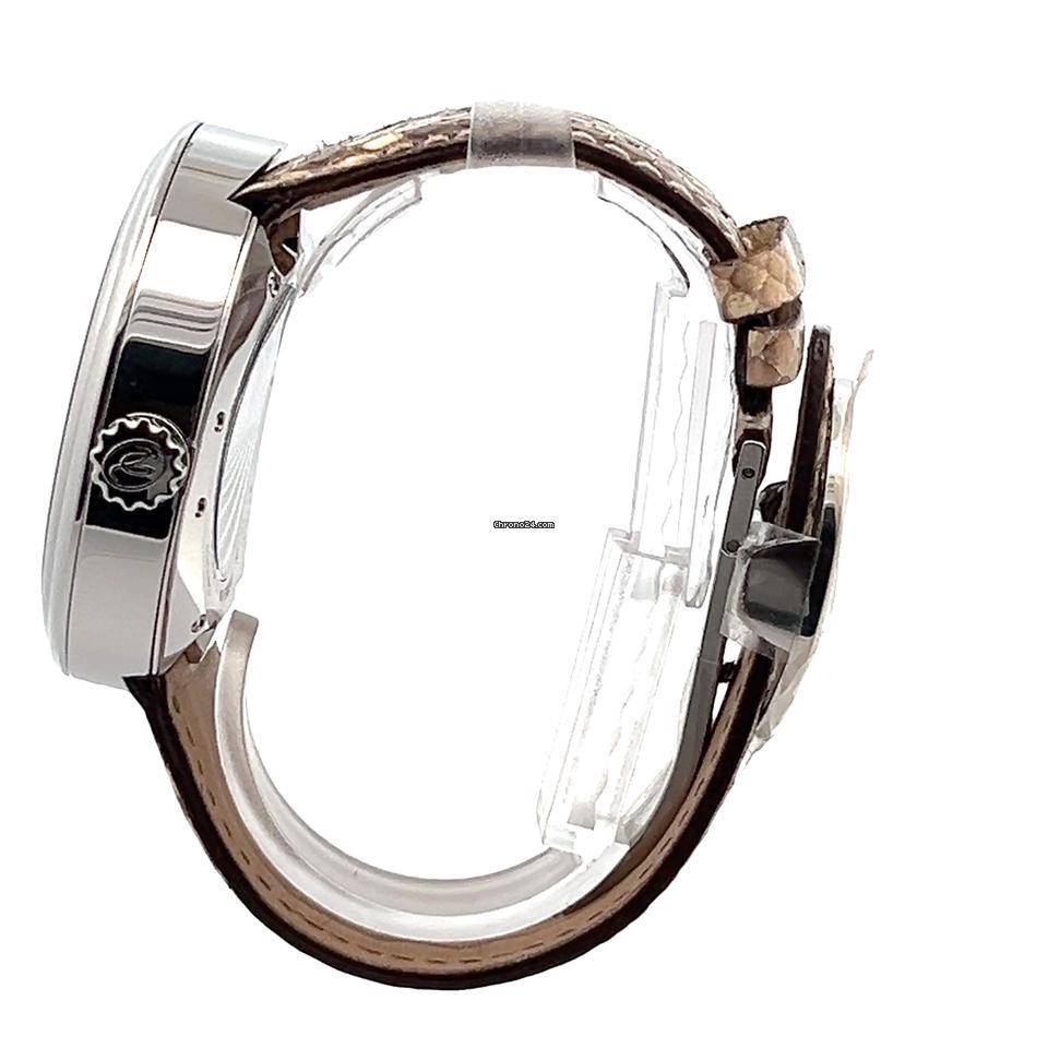 Jacob & Co. Automatic Men's Watch Steel Case With Leather Strap Authentic Luxury Timepiece