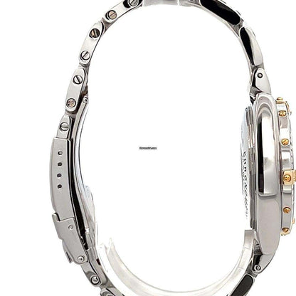 Breitling Quartz Men's Watch Steel Case With Gold/Steel Strap Authentic Luxury Timepiece