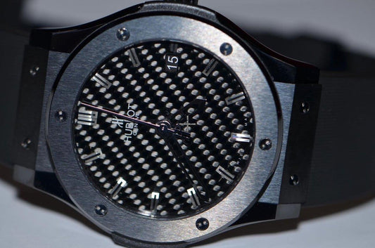Hublot Classic Fusion Automatic Men's Watch Ceramic Case With Rubber Strap Authentic Luxury Timepiece