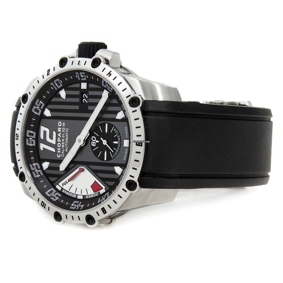 Chopard Superfast Automatic Men's Watch Steel Case With Rubber Strap Authentic Luxury Timepiece