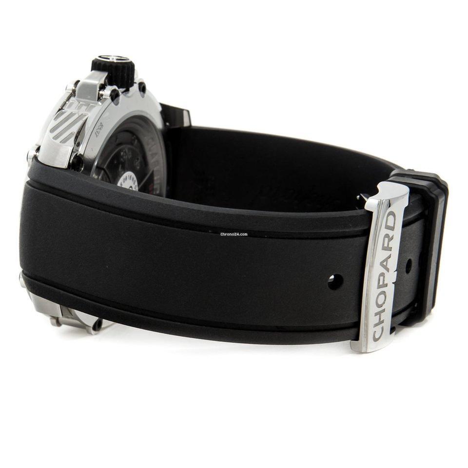 Chopard Superfast Automatic Men's Watch Steel Case With Rubber Strap Authentic Luxury Timepiece