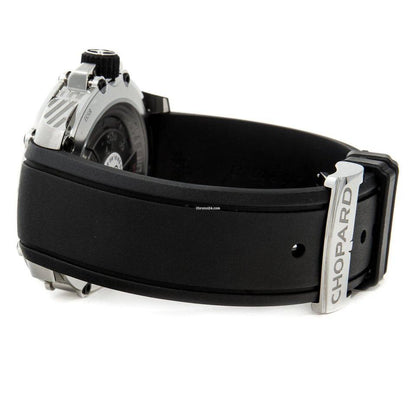 Chopard Superfast Automatic Men's Watch Steel Case With Rubber Strap Authentic Luxury Timepiece