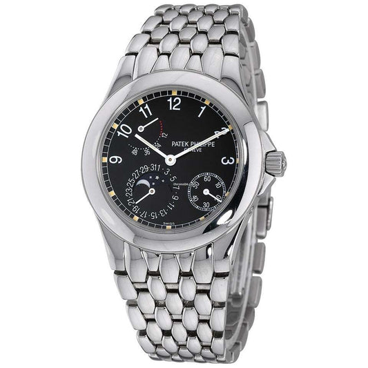 Patek Philippe Neptune Automatic Men's Watch With Steel Case and Strap Authentic Luxury Timepiece