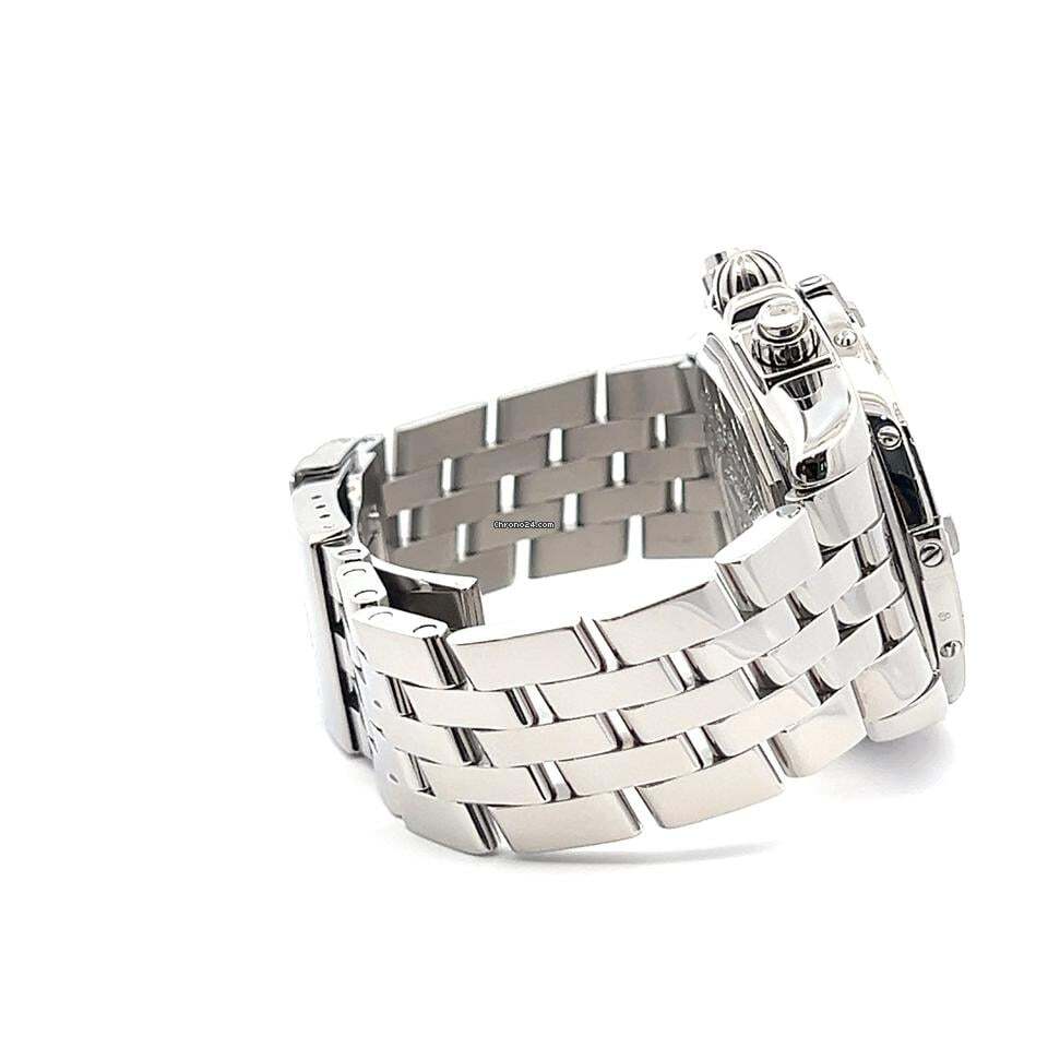 Breitling Chronomat Evolution Automatic Men's Watch With Steel Case and Strap Authentic Luxury Timepiece