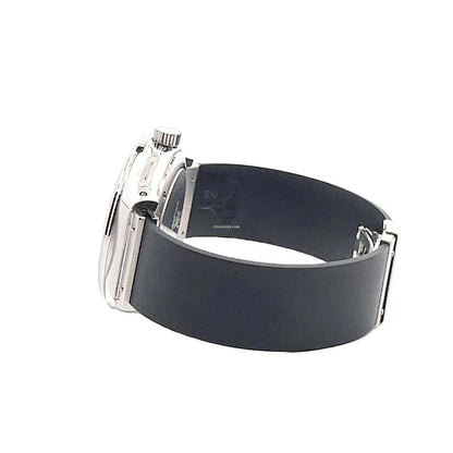 Hublot Elegant Automatic Men's Watch Steel Case With Rubber Strap Authentic Luxury Timepiece