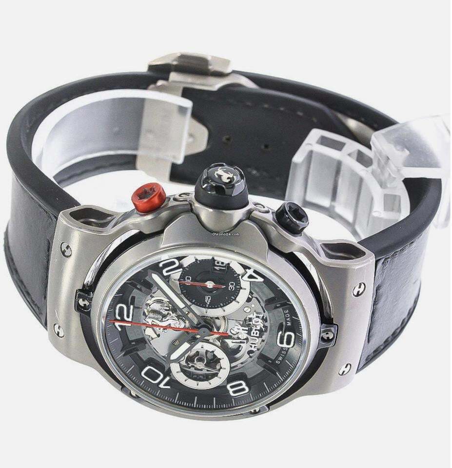 Hublot Classic Fusion Automatic Men's Watch Titanium Case With Strap Authentic Luxury Timepiece