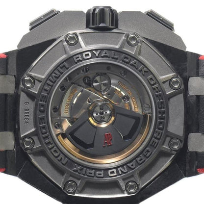 Audemars Piguet Royal Oak Offshore Grand Prix Automatic Men's Watch Carbon Case With Leather Strap Authentic Luxury Timepiece