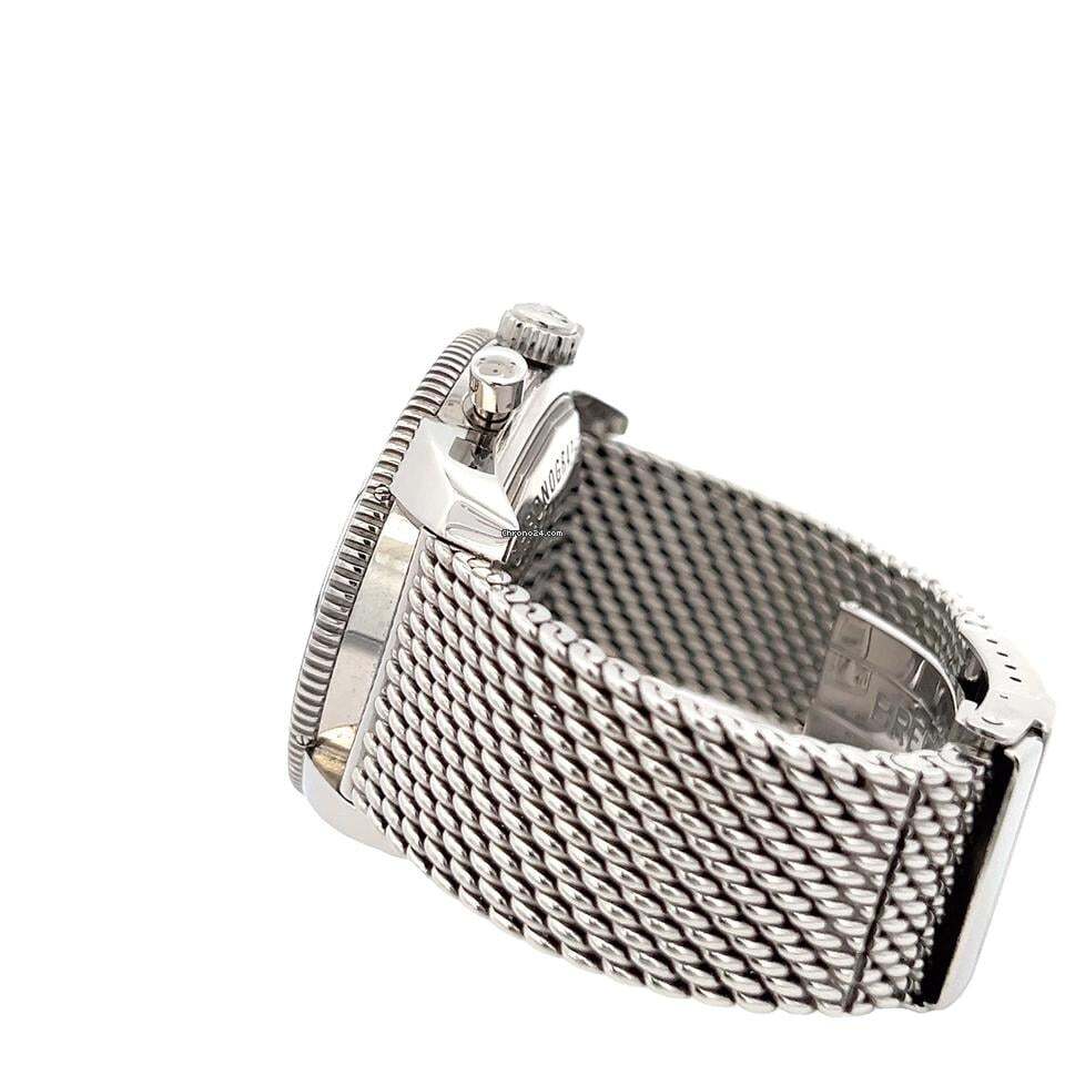 Breitling Superocean Heritage II Chronograph Automatic Men's Watch With Steel Case and Strap Authentic Luxury Timepiece