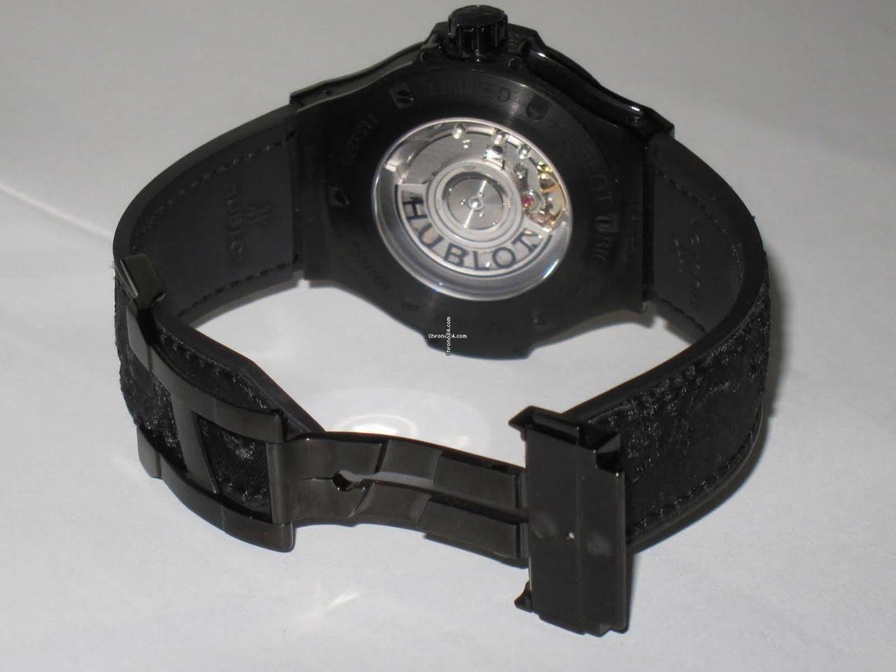 Hublot Big Bang Broderie Automatic Women's Watch Steel Case With Rubber Strap Authentic Luxury Timepiece