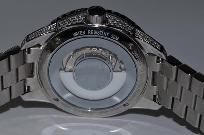 Dior Christal Quartz Men's Watch With Steel Case and Strap Authentic Luxury Timepiece