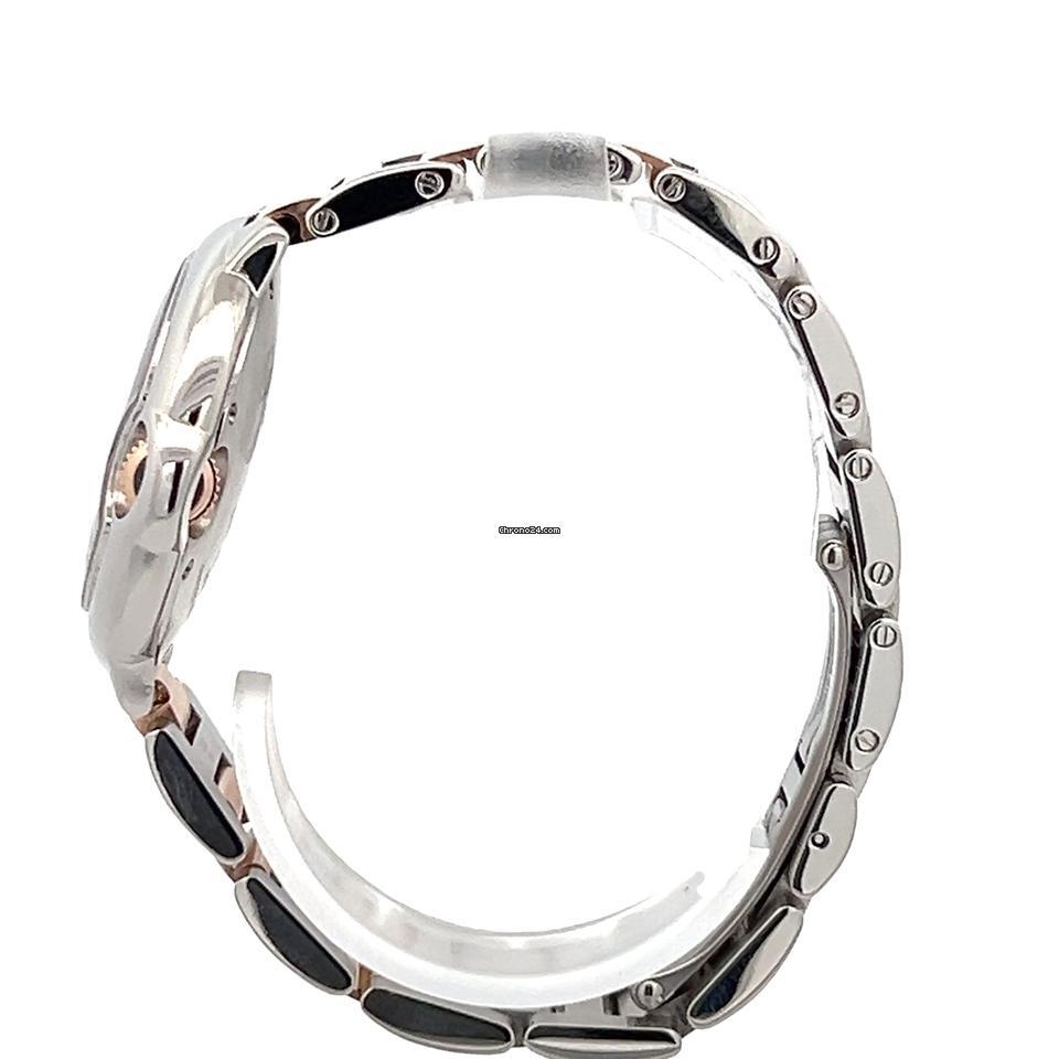 Cartier Ballon Bleu 33mm Automatic Women's Watch Steel Case With Gold/Steel Strap Authentic Luxury Timepiece