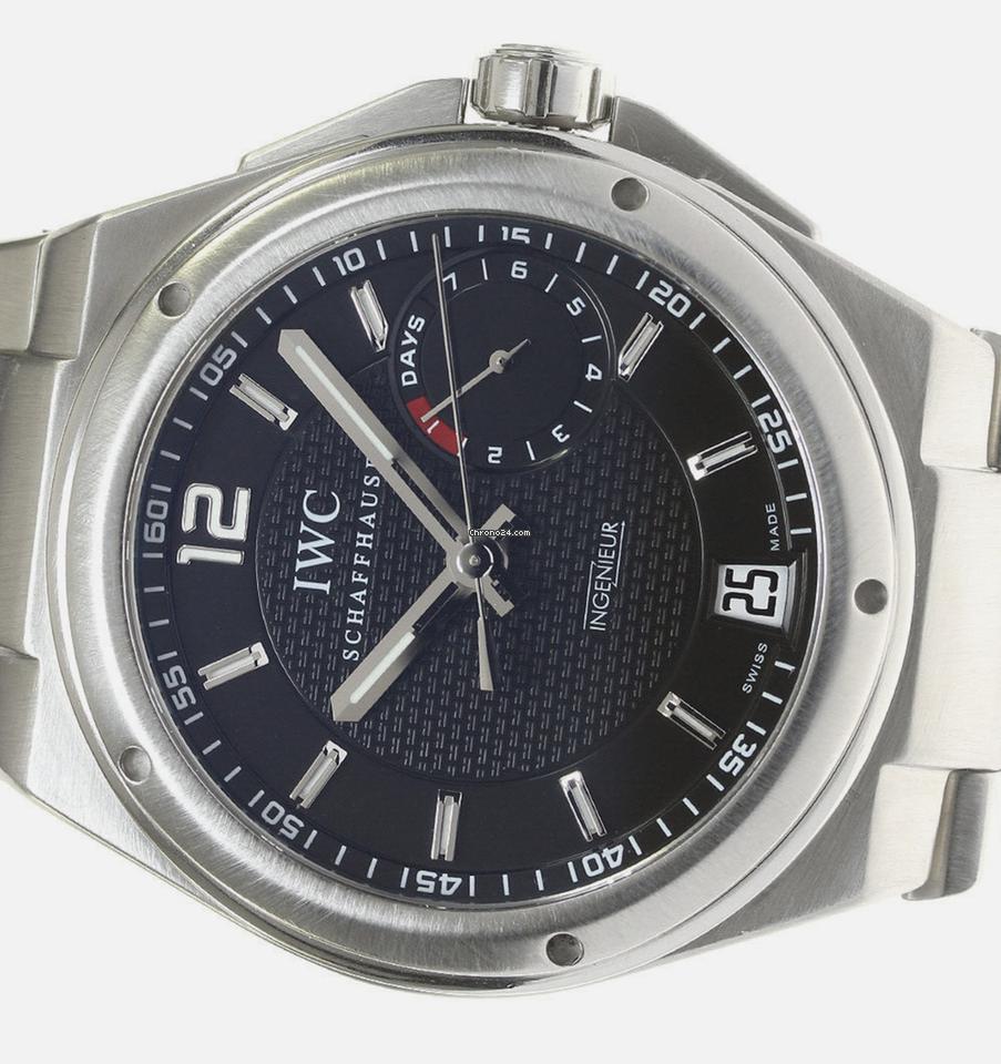 IWC Big Ingenieur Chronograph Automatic Men's Watch With Steel Case and Strap Authentic Luxury Timepiece