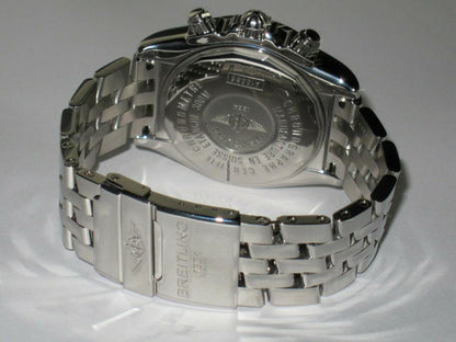 Breitling Chronomat Evolution Automatic Men's Watch With Steel Case and Strap Authentic Luxury Timepiece