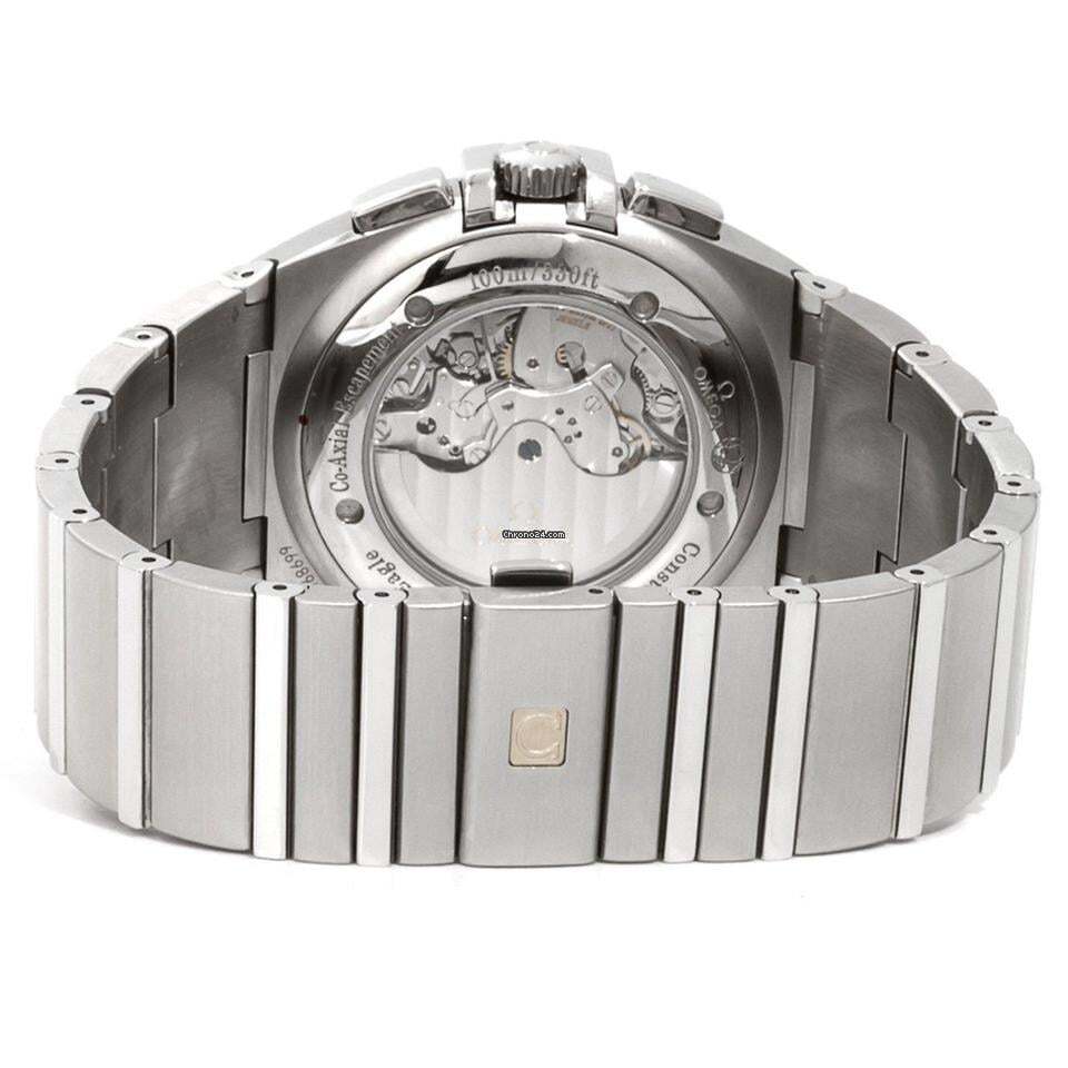 Omega Constellation Double Eagle Automatic Men's Watch With Steel Case and Strap Authentic Luxury Timepiece