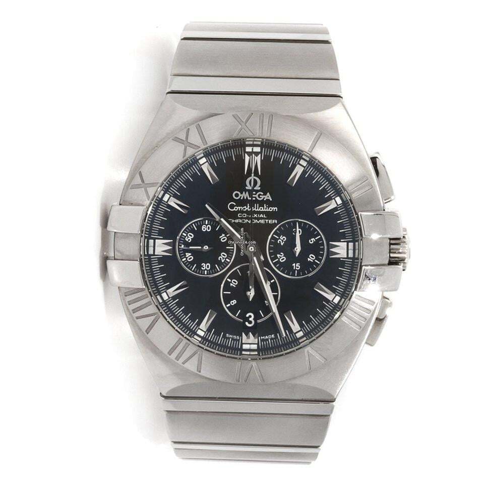 Omega Constellation Double Eagle Automatic Men's Watch With Steel Case and Strap Authentic Luxury Timepiece