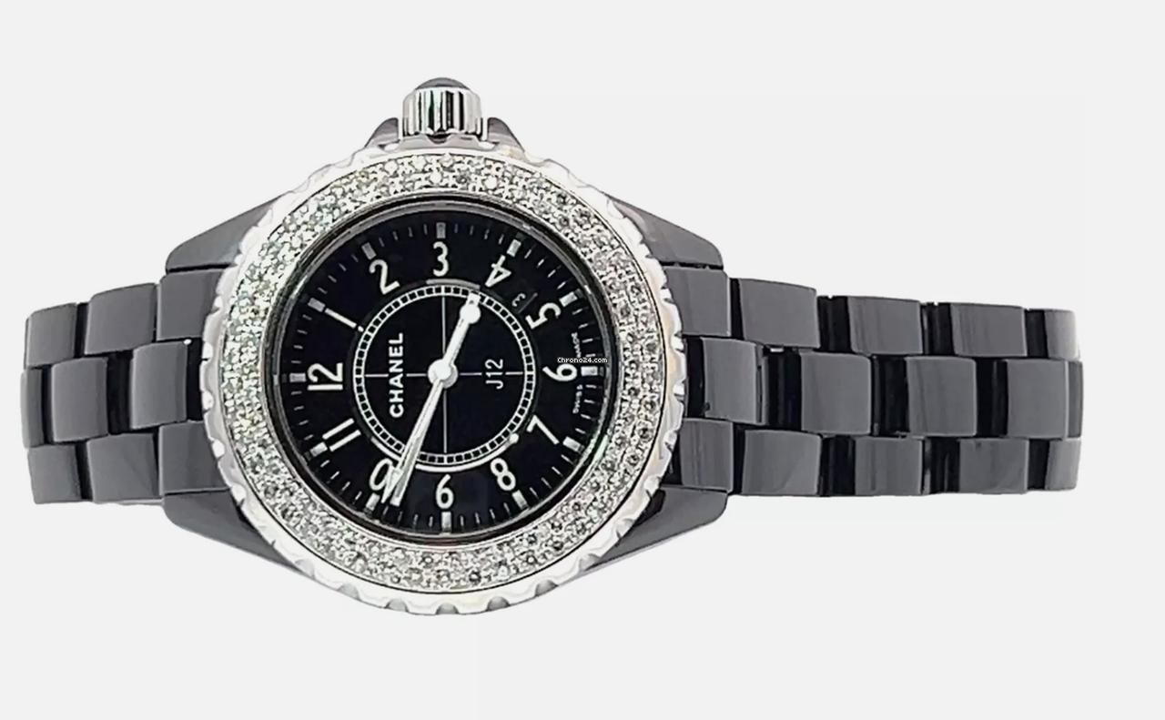 Chanel J12 Quartz Women's Watch With Ceramic Case and Strap Authentic Luxury Timepiece