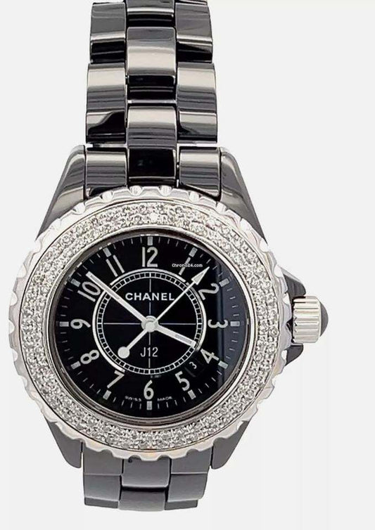 Chanel J12 Quartz Women's Watch With Ceramic Case and Strap Authentic Luxury Timepiece