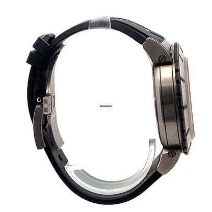 Harry Winston Ocean Automatic Men's Watch Case With Rubber Strap Authentic Luxury Timepiece