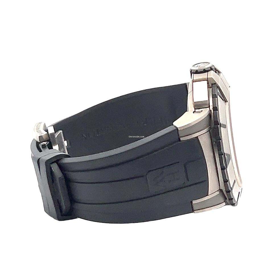 Harry Winston Ocean Automatic Men's Watch Case With Rubber Strap Authentic Luxury Timepiece